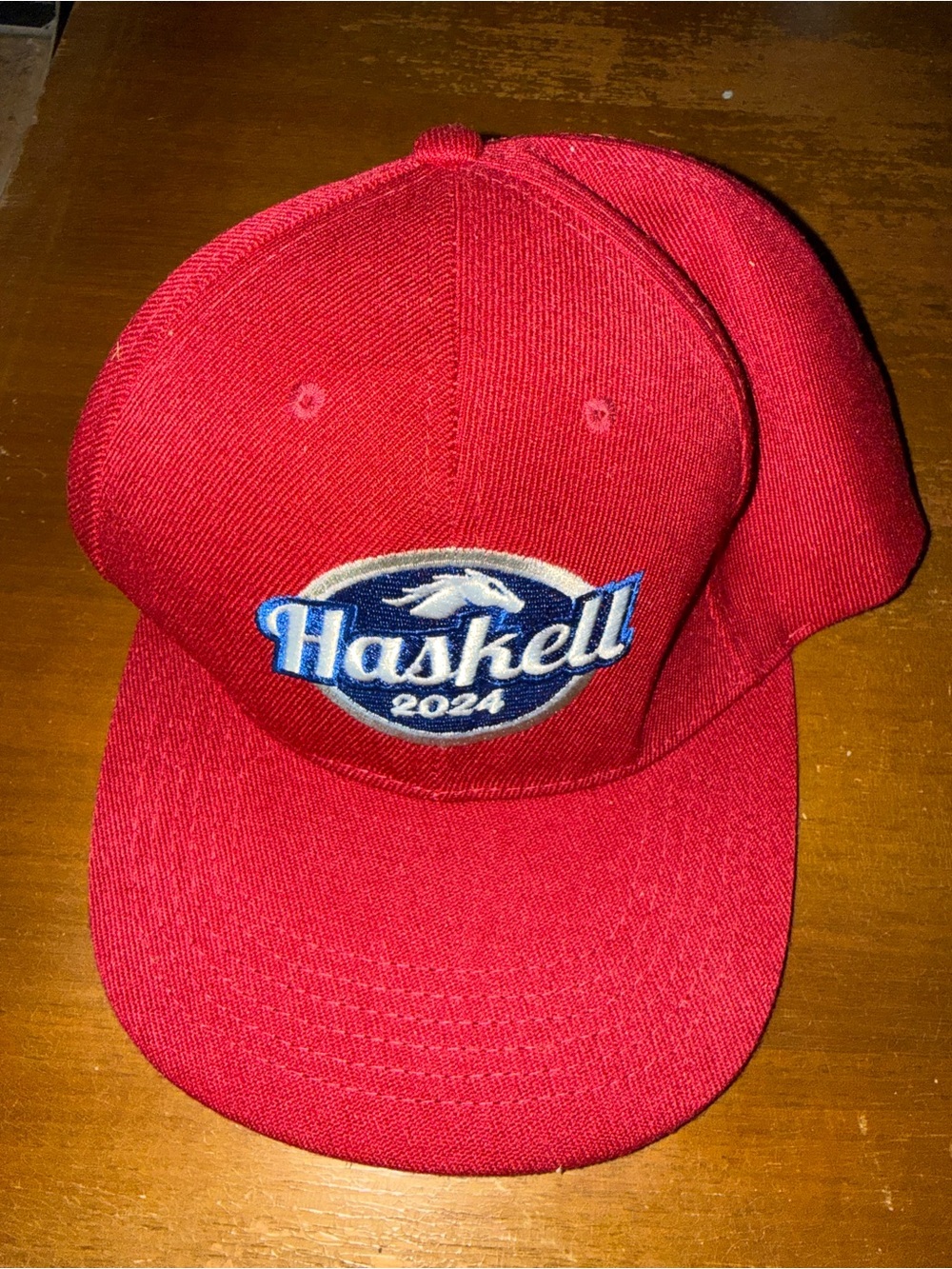 2024 Red Embroidered Baseball Cap